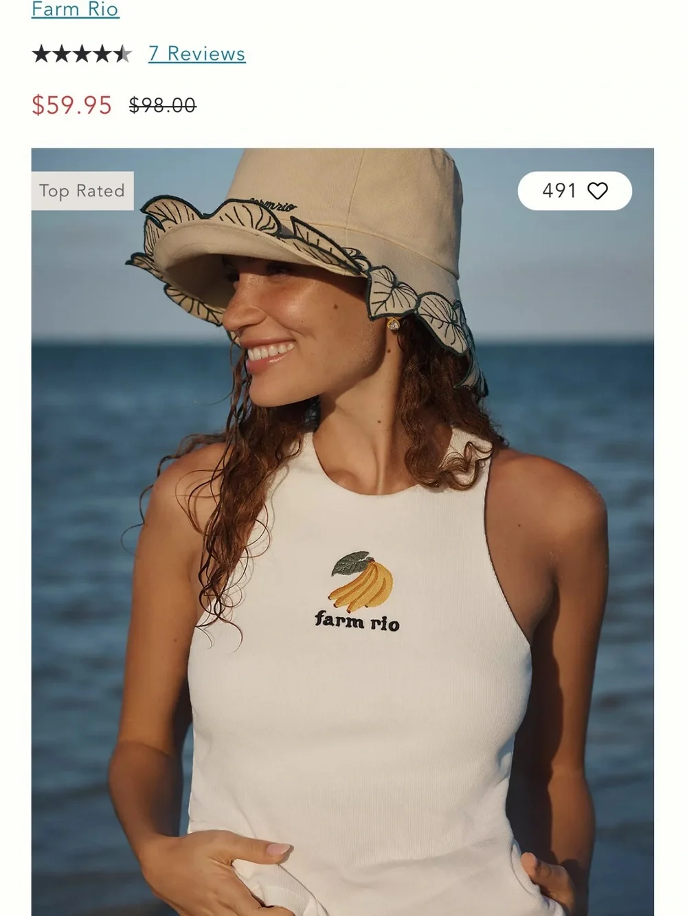 Women’s Anthropologie Leaf Trim Hat